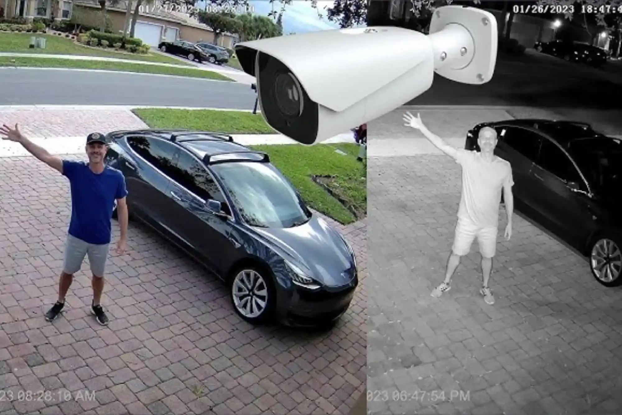 Night vision test view